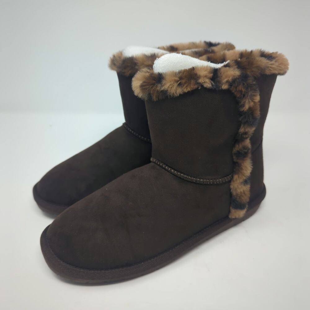 TRUE CRAFT Polly Brown Booties Womens Size 8